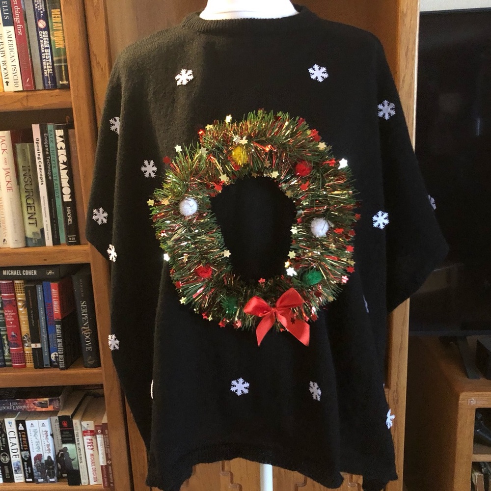 NWT Merry & Bright Christmas poncho